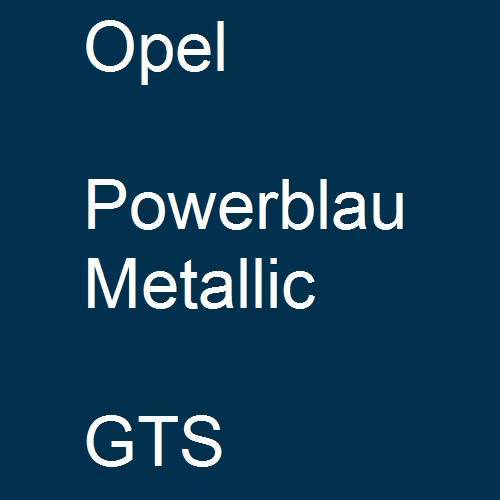 Opel, Powerblau Metallic, GTS.